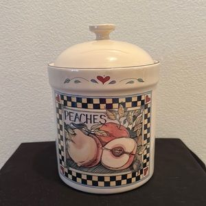6.25” Susan Winget jar w/lid